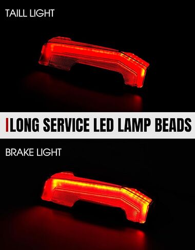 A & UTV Pro Red LED LED LIDS لـ 2024+ Polaris XPedition XP/XP 5/ADV/ADV 5 ، أضواء Red Brake & STOP لـ XP/XP 5/ADV/ADV 5 ، متوافق مع ملحقات Polaris Xpedition ، يحل محل #2416628 ، 2416629 in Saudi Arabia