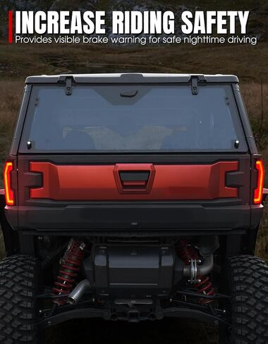A & UTV Pro Red LED LED LIDS لـ 2024+ Polaris XPedition XP/XP 5/ADV/ADV 5 ، أضواء Red Brake & STOP لـ XP/XP 5/ADV/ADV 5 ، متوافق مع ملحقات Polaris Xpedition ، يحل محل #2416628 ، 2416629 in Saudi Arabia