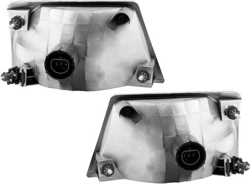 AmeriLite Crystal Replacment Headlights Pair For 1998 1999 2000 Ford Ranger Pickup - Passenger and Driver Side in Saudi Arabia