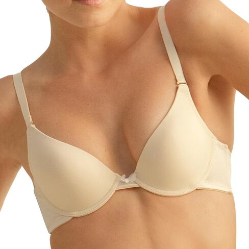 شركة Bra Little Angela Convertible T-Shirt Bra | غطس عميق وكؤوس الكنتور | صورة ظلية ناعمة | ضوء الضغط لأعلى in Kuwait