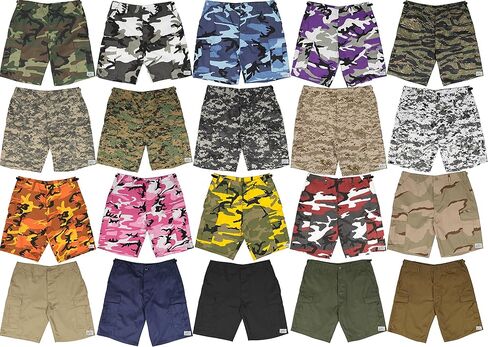 Army Universe Mens Tactical Cargo BDU Shorts Six Pocket Army Navy Military Camo Stylish Button Fly Uniform Work Shorts in Saudi Arabia