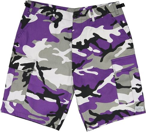 Army Universe Mens Tactical Cargo BDU Shorts Six Pocket Army Navy Military Camo Stylish Button Fly Uniform Work Shorts in Saudi Arabia