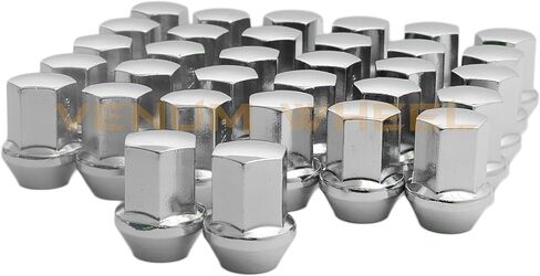 20 PC 2012-2018 RAM 1500 Truck OEM Chrome OEM Factory Lug Nuts | 14x1.5 | 22mm Hex | الكروم in Kuwait