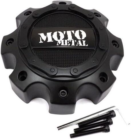 Moto Metal MO971/MO972 CAP SATIN BLACK 8-LUG - 1079L170MO2SB in Saudi Arabia