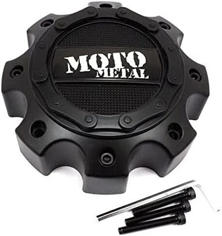 Moto Metal MO971/MO972 CAP SATIN BLACK 8-LUG - 1079L170MO2SB in Saudi Arabia