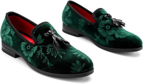 JITAI Velvet Boy's Tassel Loafers Slip-On Dress Shoes Wedding Tuxedo Shoes for Baby in Kuwait