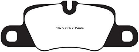 EBC Brakes Redstuff 3000 Series Sport Brake Pad Set DP31858C to Fit PORSCHE in Saudi Arabia