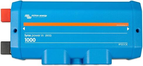 موصل البطارية Victron Energy Lynx - شريط ناقل M8 DC المعياري مع 4 توصيلات للبطاريات أو الأحمال أو الشواحن - يدعم الكابلات حتى 22 مم ⌀ - جزء من نظام توزيع Lynx in Kuwait