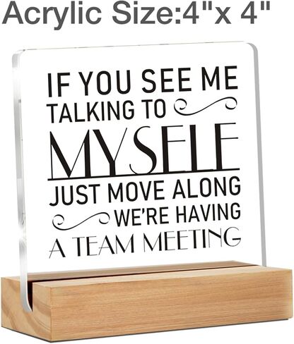 Appreciation Gifts for Employee Coworker, Thank You Gifts for Women Men, Motivational Office Decor Sign With Wooden Stand for Office Desk Table Shelf in Kuwait