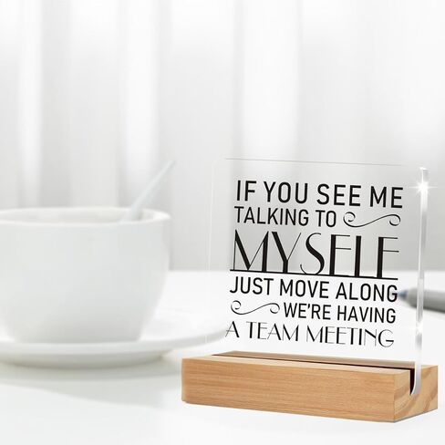 Appreciation Gifts for Employee Coworker, Thank You Gifts for Women Men, Motivational Office Decor Sign With Wooden Stand for Office Desk Table Shelf in Kuwait