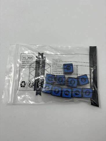 SmartDealsPro 10-Pack D6 Six Sides 16mm Dice Die for DND MTG PRG Wow Table Game Math Teaching (Red Letter) in Kuwait