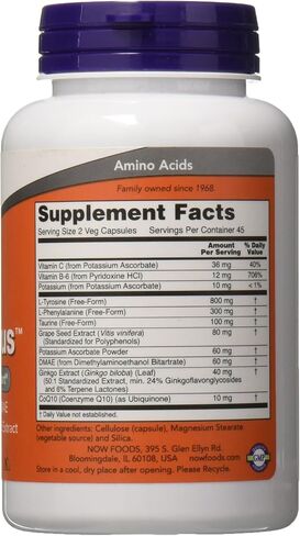 الآن Foods True Focus ، 90 Capsules (2 Pack) in Kuwait