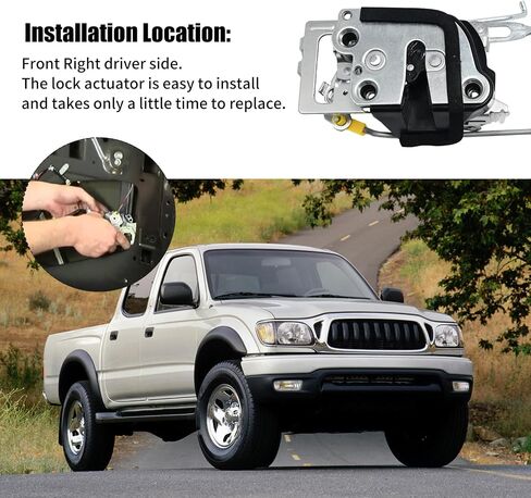 Door Latch Lock Front Right Driver Side 69310-04010 Replacement for Toyota Tacoma 1998 1999 2000 2001 2002 2003 2004 in Saudi Arabia