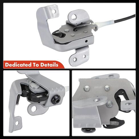 A-Premium Rear Upper Door Latch Assembly Compatible with Ford Ranger 1998-2011, Left Driver Side Rear Door Lock Cylinder with Cable, AL5Z-13264A27-B, AL5Z13264A27B in Saudi Arabia