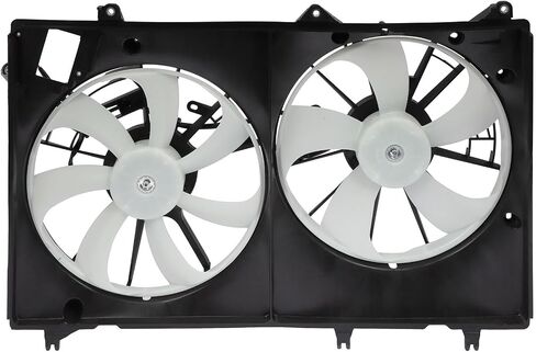 مجموعة مروحة تبريد المحرك الرادياتير FIT 2010-2013 ل Toyota Highlander ، Chaiator Condenser Assombly Assember Driver Side/LH RH TO3115171 167110P190 in Saudi Arabia