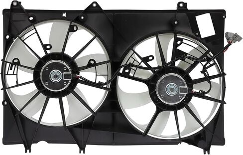 مجموعة مروحة تبريد المحرك الرادياتير FIT 2010-2013 ل Toyota Highlander ، Chaiator Condenser Assombly Assember Driver Side/LH RH TO3115171 167110P190 in Saudi Arabia