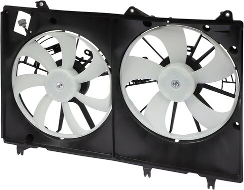 مجموعة مروحة تبريد المحرك الرادياتير FIT 2010-2013 ل Toyota Highlander ، Chaiator Condenser Assombly Assember Driver Side/LH RH TO3115171 167110P190 in Saudi Arabia