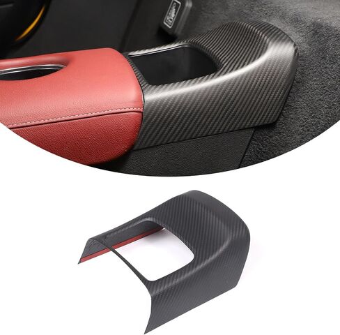 ألياف الكربون الحقيقية المتوافقة مع Toyota supra GR A90 A91 MK5 2018 2018 2020 2021 2022 2023 2024 CAR COR REARREST STORAGE COLLED CORPARTMENT TRIM in Saudi Arabia