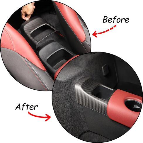 ألياف الكربون الحقيقية المتوافقة مع Toyota supra GR A90 A91 MK5 2018 2018 2020 2021 2022 2023 2024 CAR COR REARREST STORAGE COLLED CORPARTMENT TRIM in Saudi Arabia