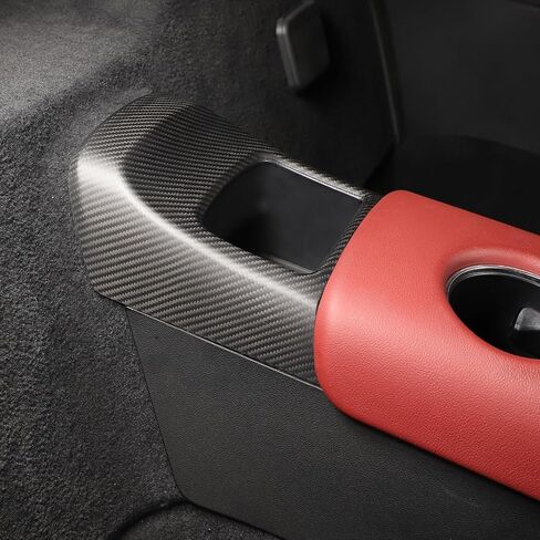 ألياف الكربون الحقيقية المتوافقة مع Toyota supra GR A90 A91 MK5 2018 2018 2020 2021 2022 2023 2024 CAR COR REARREST STORAGE COLLED CORPARTMENT TRIM in Saudi Arabia