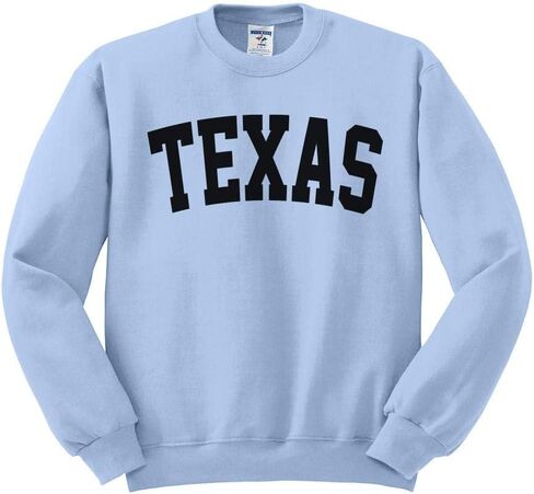 Teesandtankyou Texas State College Style Sweatshirt للجنسين in Kuwait