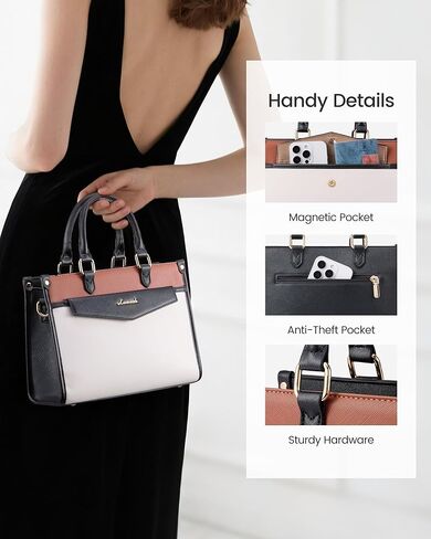 محافظ LoveVook وحقائب اليد للنساء ، حقيبة حقيبة حقيبة ، حقيبة كتف Crossbody Leather Leather in Saudi Arabia