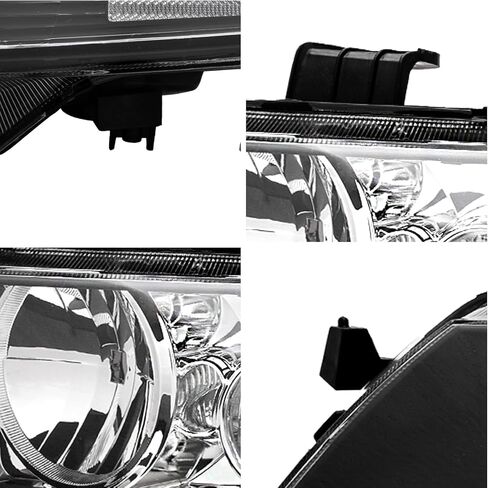 TRIBLE SIX Pair of Headlight Assembly Replacement for 2004 2005 2006 Acura TSX Base 2.4L l4 AC2518106 AC2519106 in Saudi Arabia