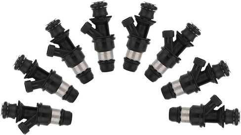 Fuel Injector Parts ROADFAR 3 Holes Engine Fuel Injector Kits Fit for 8.1L 2001 2002 2003 2004 2005 2006 Chevrolet Silverado 2500 HD, 8.1L 2001-2006 Chevrolet Silverado 3500 25348180 Pack of 8 in Saudi Arabia