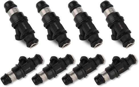 Fuel Injector Parts ROADFAR 3 Holes Engine Fuel Injector Kits Fit for 8.1L 2001 2002 2003 2004 2005 2006 Chevrolet Silverado 2500 HD, 8.1L 2001-2006 Chevrolet Silverado 3500 25348180 Pack of 8 in Saudi Arabia