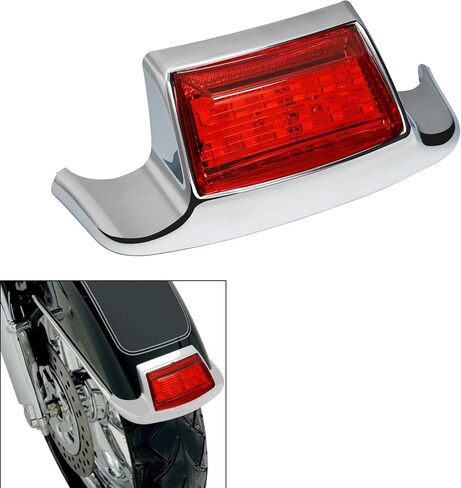 عدسة الدخان الأمامية Fender Tip LED LED ل Harley Electra Glide 1980-2013 Heritage Softail Classic FLSTC 1986-2008 in Saudi Arabia