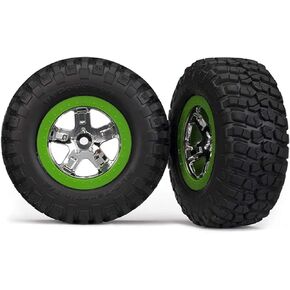 Traxxas Tire/Wheel Assembled Green