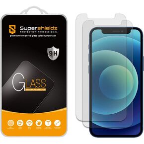 Supershieldz (2 Pack) Anti-Glare (Matte) Screen Protector Designed for iPhone 12 Mini (5.4 inch) [Tempered Glass] Anti Fingerprint, Anti Scratch, Bubble Free