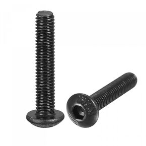 uxcell M3x8mm Hex Socket Button Head Cap Bolts Screws Alloy Steel 100pcs