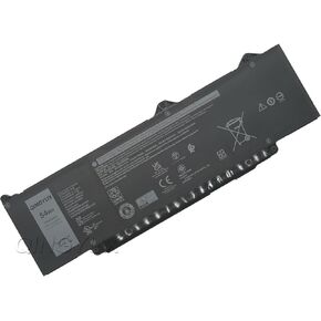 New DR02P 2X1V9 02X1V9 803W6 0803W6 Laptop Battery Compatible with Dell Latitude 5440 5540 / Precision 3480 3580 Series Notebook 11.4V 54Wh 4623mAh