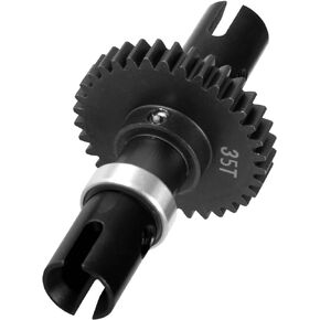 RcarmumbWow RC 35T Slipper Clutch Spur Gear ترقيات جزء لـ 1/7 Mojave Infracation Felony 6s Blx، بلا حدود، 1/8 Outcast Kraton Talion Notorious 6s Blx، مجموعة تروس تفاضلية من الفولاذ 35T، أحمر