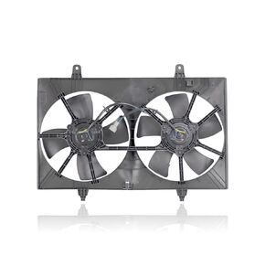 Dual Radiator and Condenser Fan Assembly - Pacific Best Inc. Compatible/Replacement for NI3115124 03-07 Nissan Murano