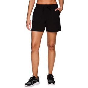 RBX Women's Walking Shorts, Quick Drying Stretch Woven Workout Hiking Short with Pockets and Drawstring Waistband