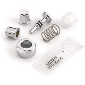 Moen 104627 Parts & Accessories Commercial Override Button Assembly, Chrome