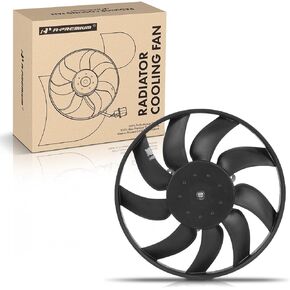 A-Premium Engine Radiator Cooling Fan Assembly Compatible with Select Mercedes-Benz Models - NCV3 Series Sprinter 2500 2010-2018, Sprinter 3500 2010-2018, Sprinter 3500XD 2018 - Replace# 2E0959455A
