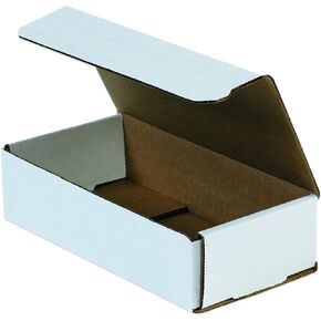 Partners Brand 8x4x2 Corrugated Cardboard Boxes, 8"L x 4"W x 2"H, Pack of 50 | Shipping, Packaging, Moving, Storage Box for Business, Strong Wholesale Bulk Boxes 842