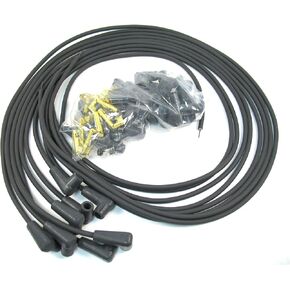 Pertronix 708190 Flame-Thrower Black Universal 90 Degree Spark Plug Wire for 8 Cylinder