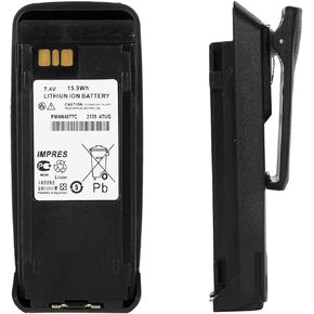 Replacement Battery for Motorola IMPRES Battery PMNN4077C PMNN4077D PMNN4077E PMNN4066A PMNN4069A Compatible for XPR6100 XPR6300 XPR6350 XPR6380 XPR6500 XBR6500 XBR6550 XPR6550 XPR6580 DGP4150 Battery