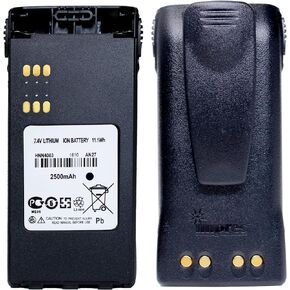 HNN4003 2500mAh 7.4V Li-ion Replacement Two-Way Radio Battery for Motorola NHNN4003BR HT1250 MTX8250 Talkabout Radios