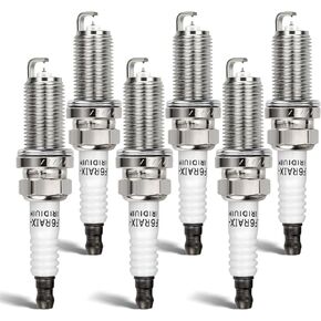 6619 Double Iridium Spark Plug Compatible with BMW Mercedes-Benz Lexus Toyota Saab Subaru Suzuki Volvo Replaces# LFR6AIX-11
