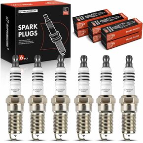A-Premium Iridium Platinum Spark Plugs Compatible with Ford Taurus 1999-2006, Ranger 1999-2004 & Mazda B3000 1999-2001 & Mercury Sable 2001/2003-2005 & Pontiac Grand Prix 1989-1990, Pack of 6
