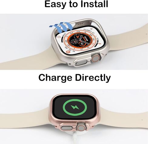 10 Pack Case for Apple Watch Ultra 2/Ultra 49mm, Durable Hard PC Frame Bumper, Shockproof Hard PC Scratch Resistant Protective Cover Compatible with iWatch Ultra 2/Ultra 49mm in Kuwait