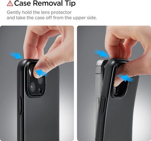 Spigen Camera Lens Screen Protector [GlasTR Optik] Designed for iPhone 13 (2021) / iPhone 13 Mini (2021) - Black [2 Pack]… in Saudi Arabia