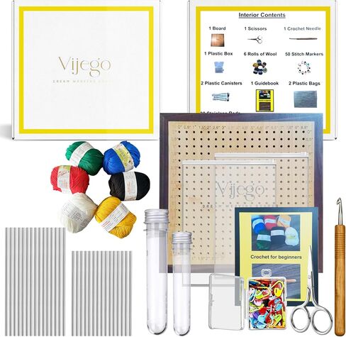 Crochet Blocking Board-Knitting & Crochet Supplies-Crochet Blocking Board with Pegs-Blocking Boards for Crochet Projects-Granny Square Blocking Board-Blocking Board in Saudi Arabia
