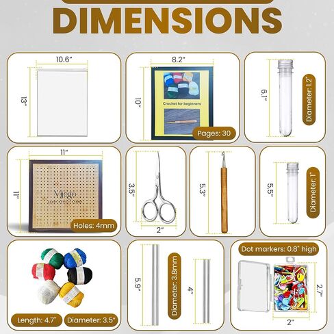 Crochet Blocking Board-Knitting & Crochet Supplies-Crochet Blocking Board with Pegs-Blocking Boards for Crochet Projects-Granny Square Blocking Board-Blocking Board in Saudi Arabia
