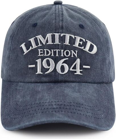 Limited Edition 1960 1961 1962 1963 1964 1965 1966 1967 1968 1969 Hat for Men Women, Adjust Birthday Baseball Cap in Saudi Arabia